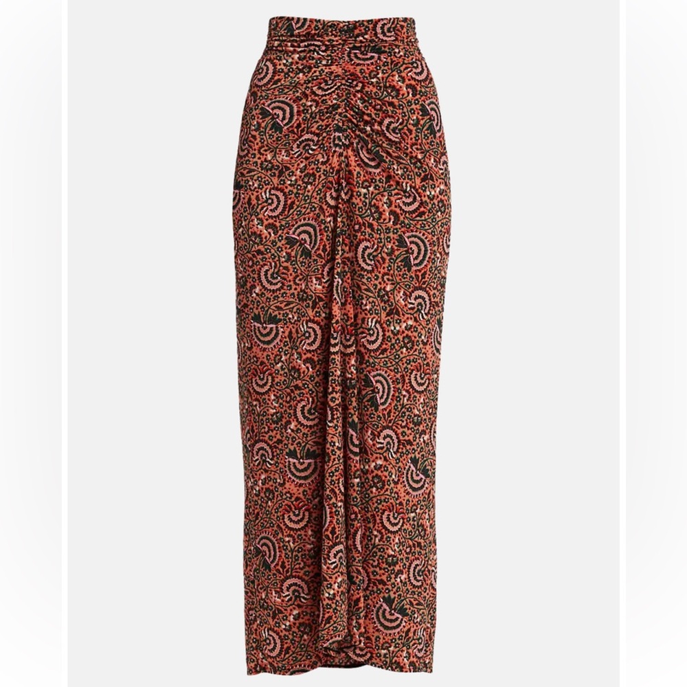 A.L.C Elegant Multicolor Patterned Women's Skirt